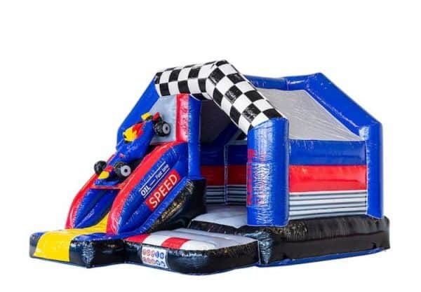 Formule 1 Springkussen met glijbaan HORN Beuningen