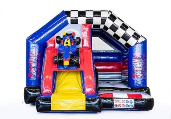 Formule 1 Springkussen met glijbaan HORN Beuningen