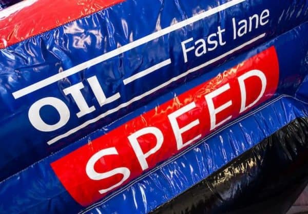 Formule 1 Springkussen met glijbaan HORN Beuningen