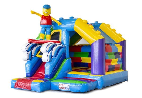 Lego springkussen met glijbaan HORN Beuningen