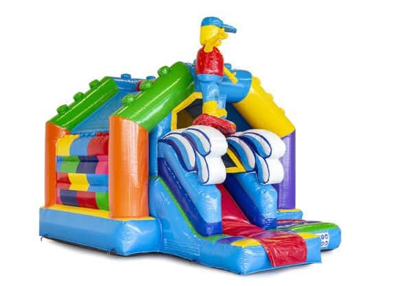 Lego springkussen met glijbaan HORN Beuningen