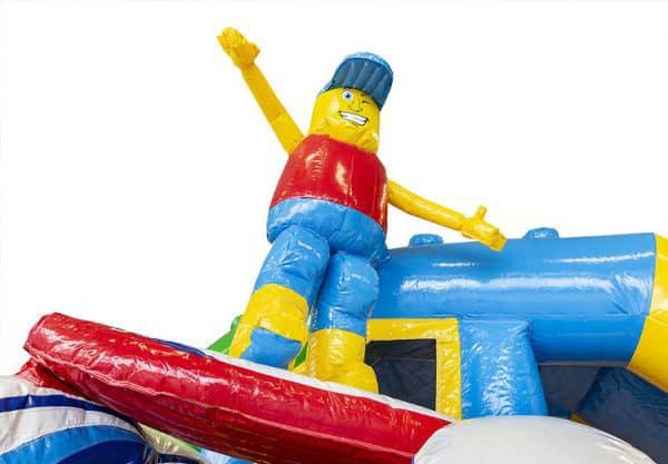 Lego springkussen met glijbaan HORN Beuningen